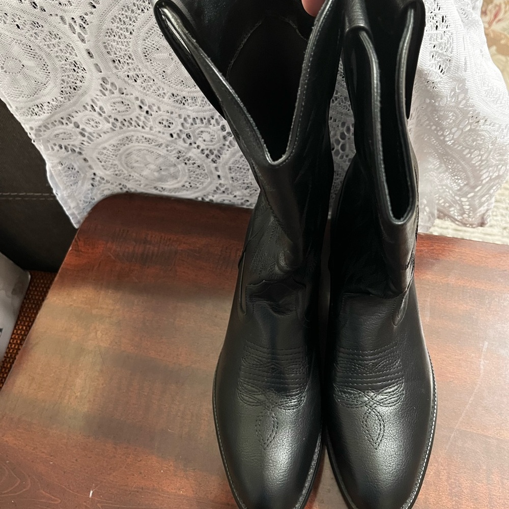 Black Western Style Boots